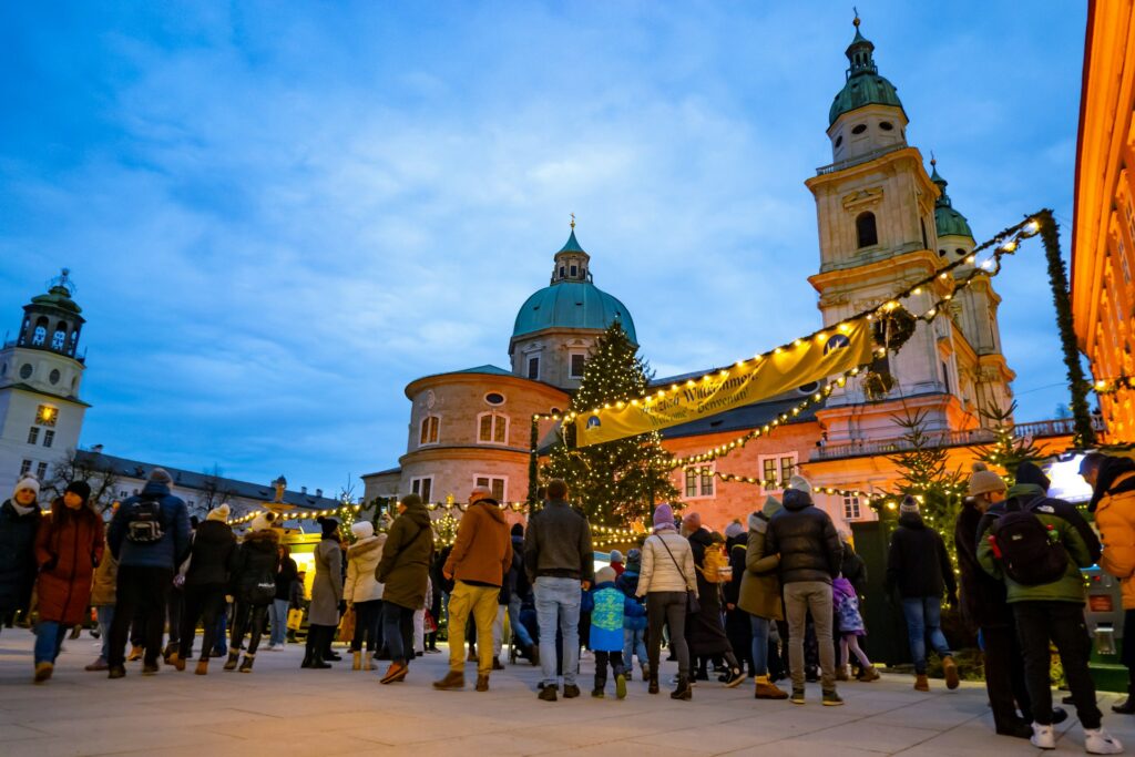 Christmas stalls in Salzburg