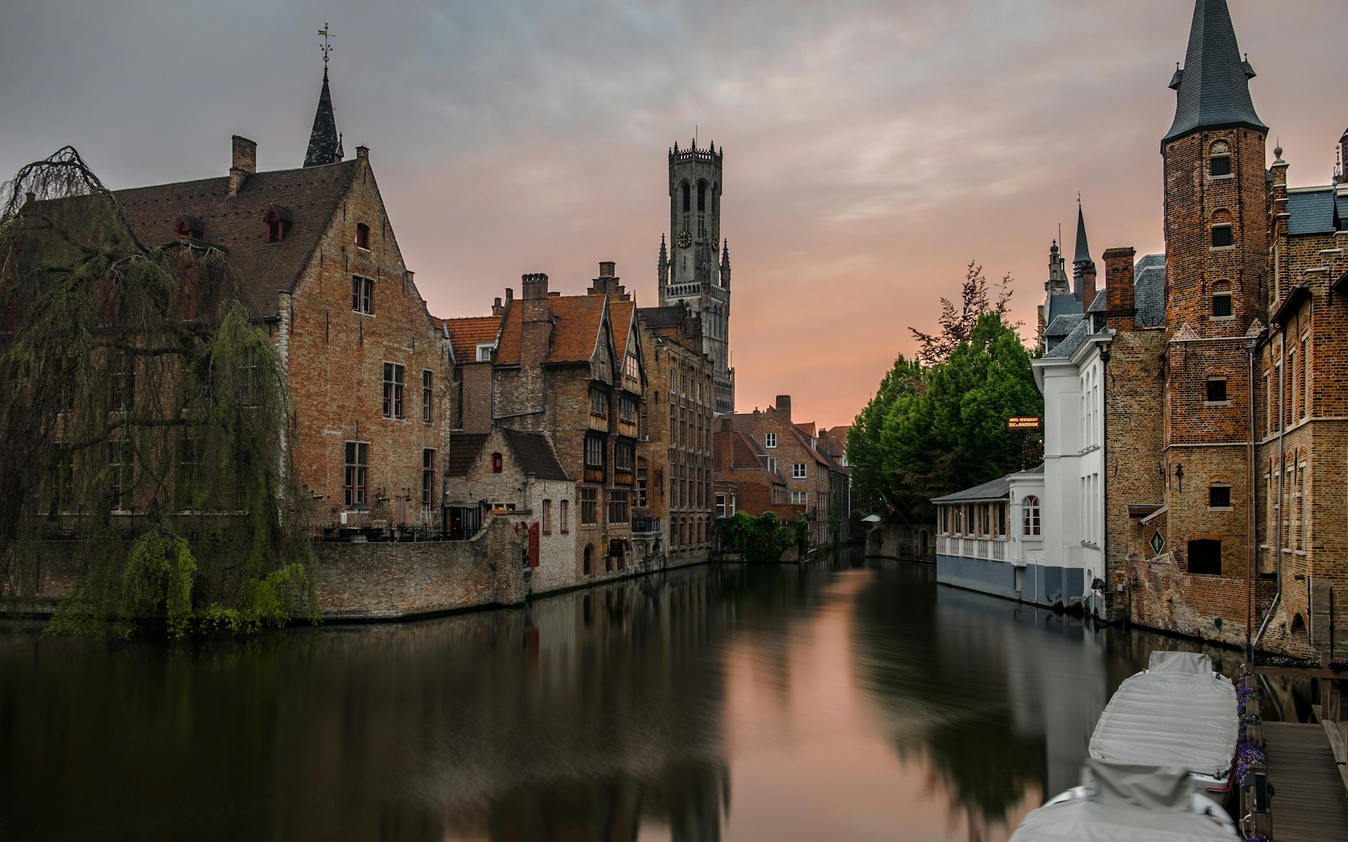 A quiet street in Bruges