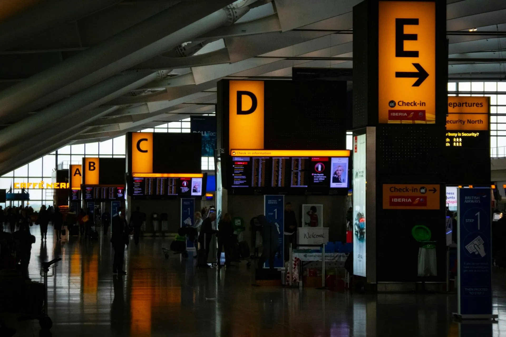 Gates at Heathrow Terminal 5
