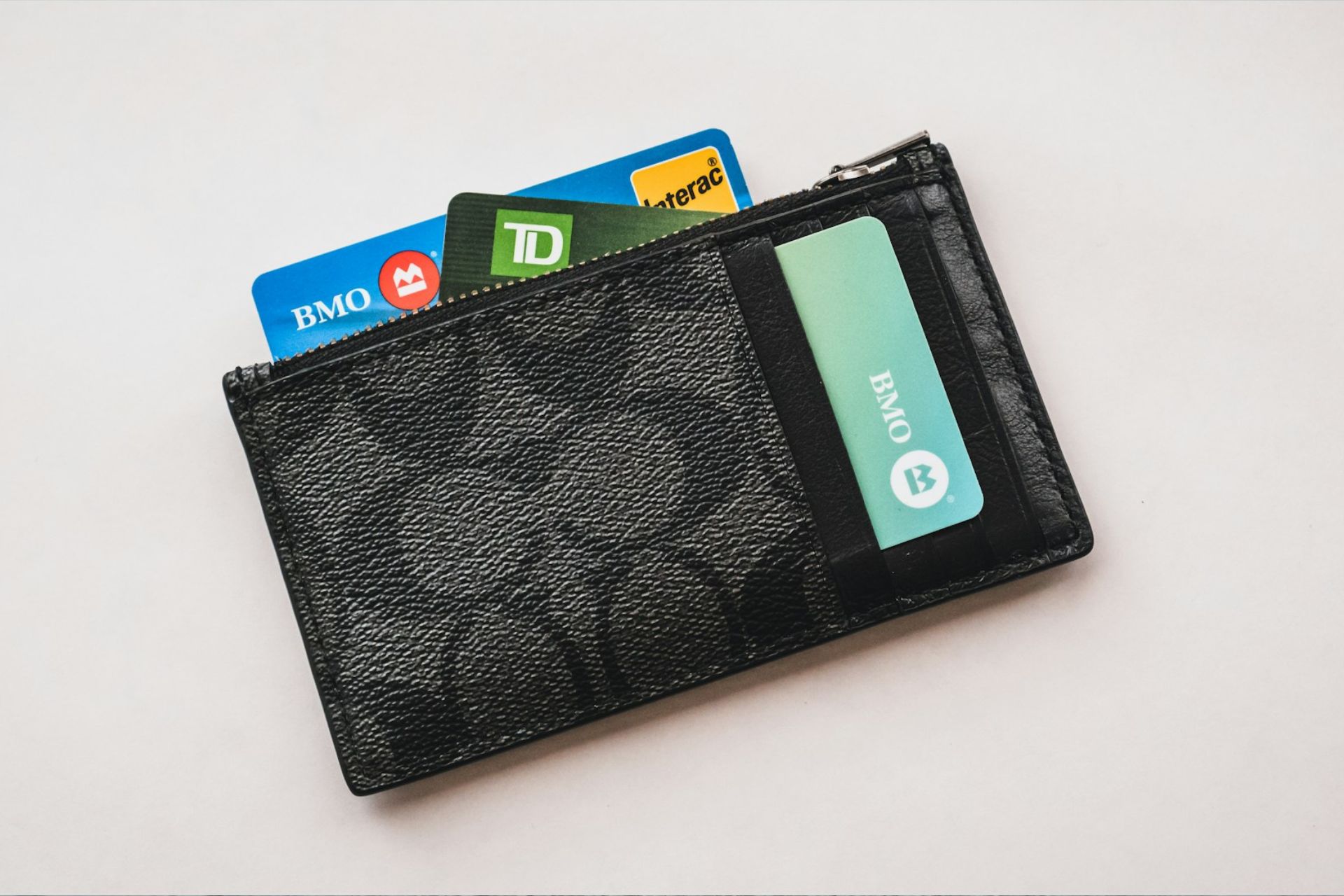 A wallet with various cards inside