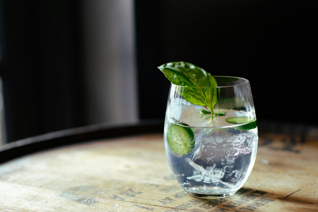 A gin and tonic